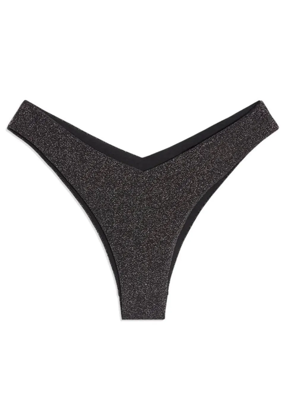 Black Delilah Glitter Bikini Bottom