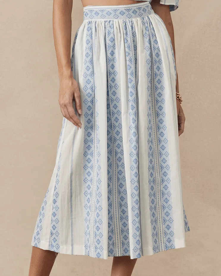 Blossom Skirt Blue Hendrix