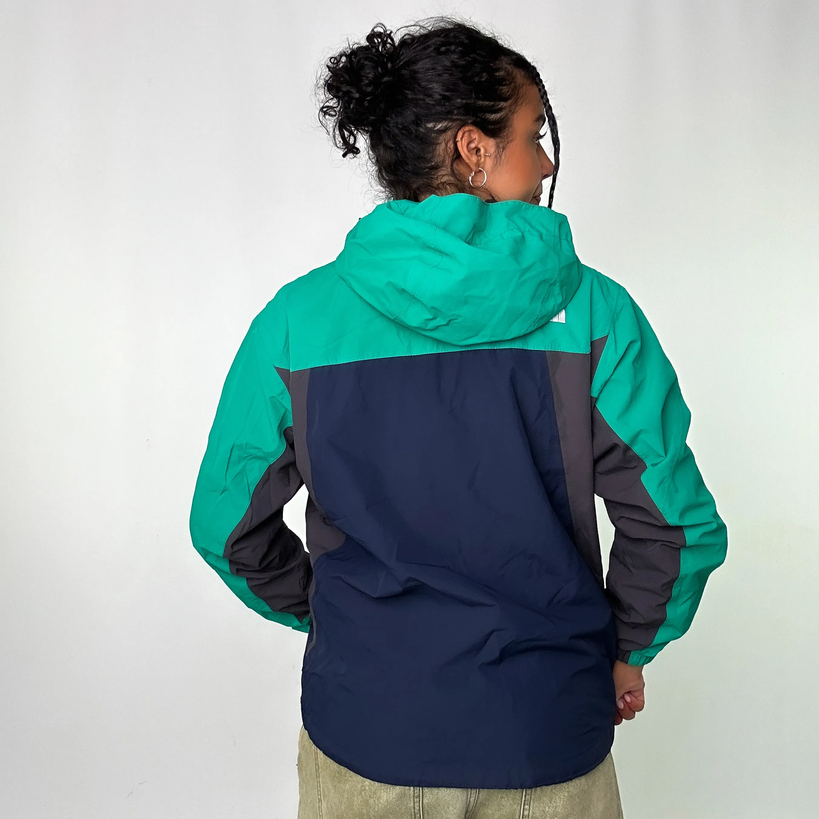 Blue 90s The North Face Heavy Rain Jacket (M)