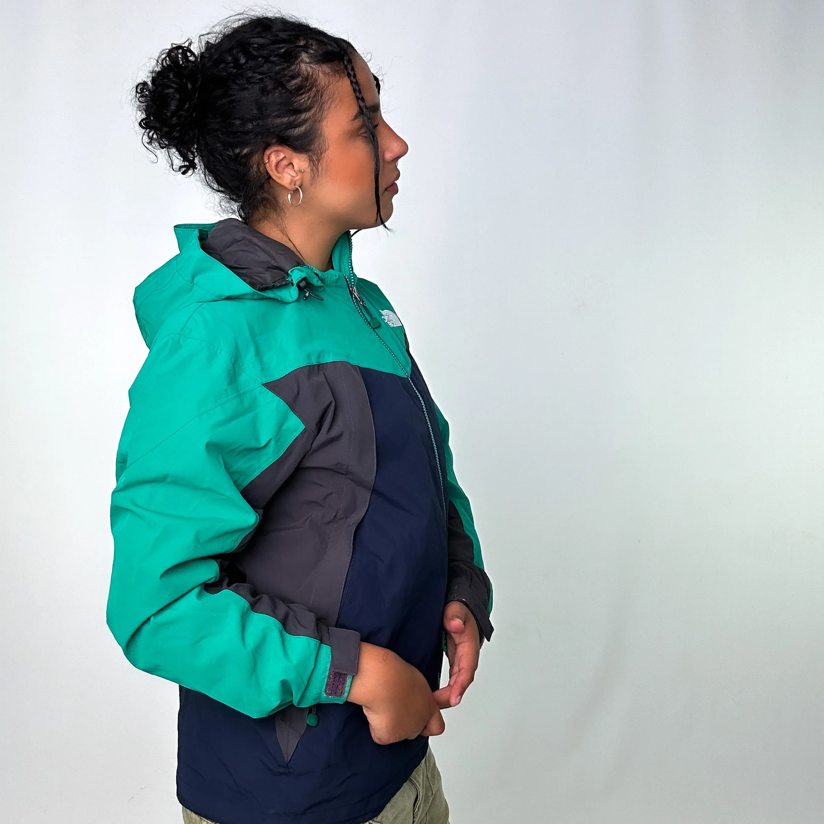 Blue 90s The North Face Heavy Rain Jacket (M)