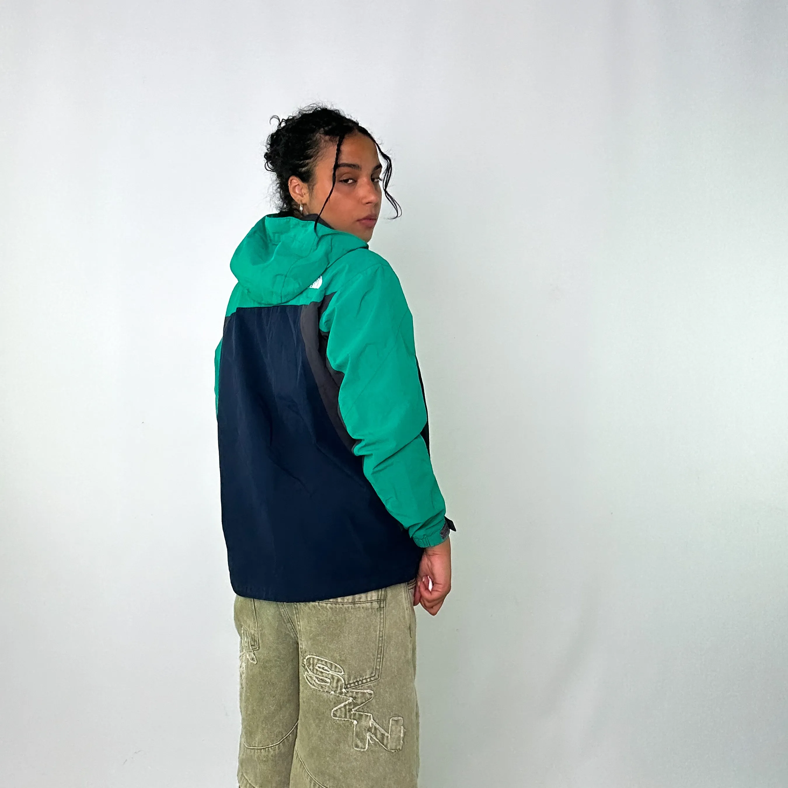 Blue 90s The North Face Heavy Rain Jacket (M)