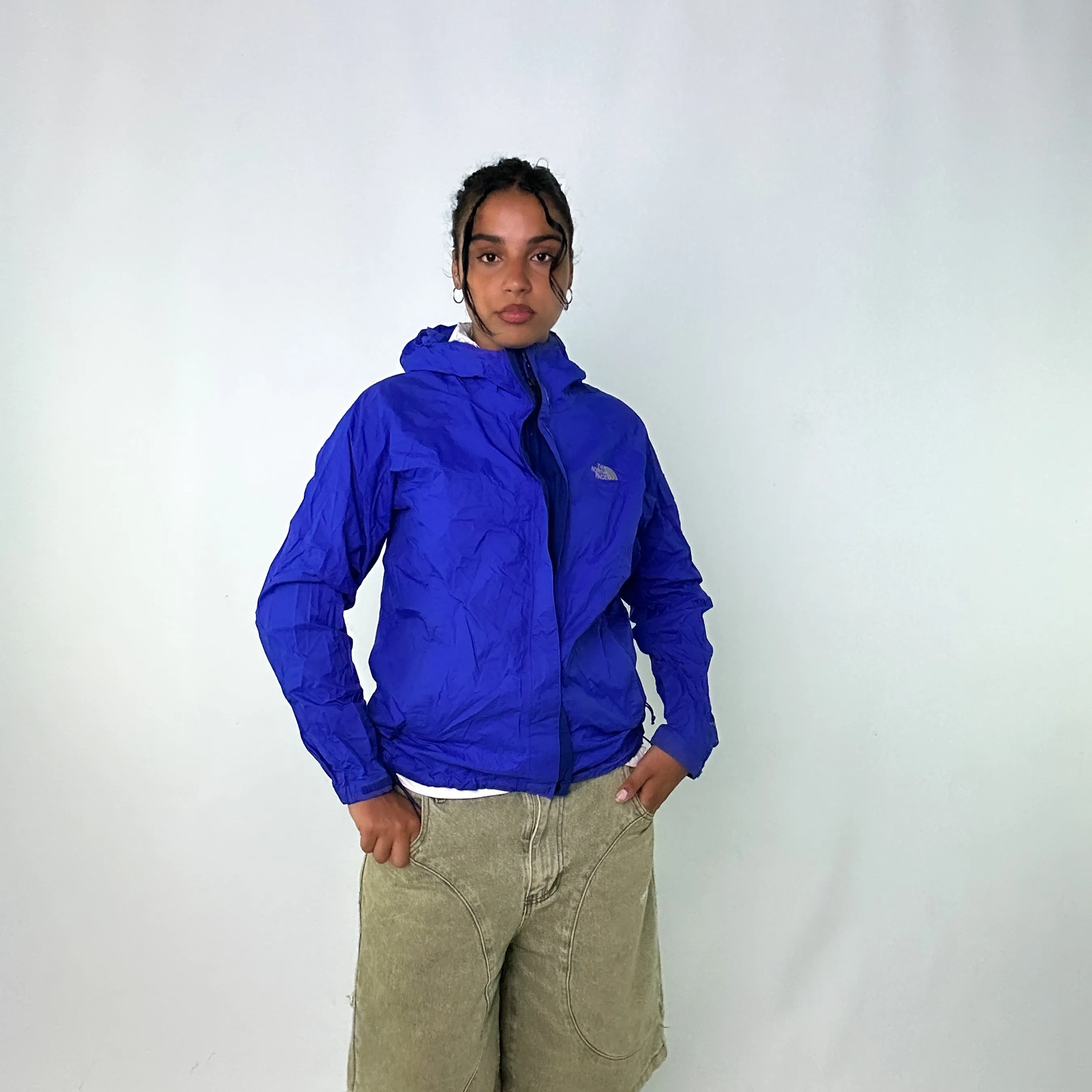 Blue 90s The North Face Light Rain Jacket (M)