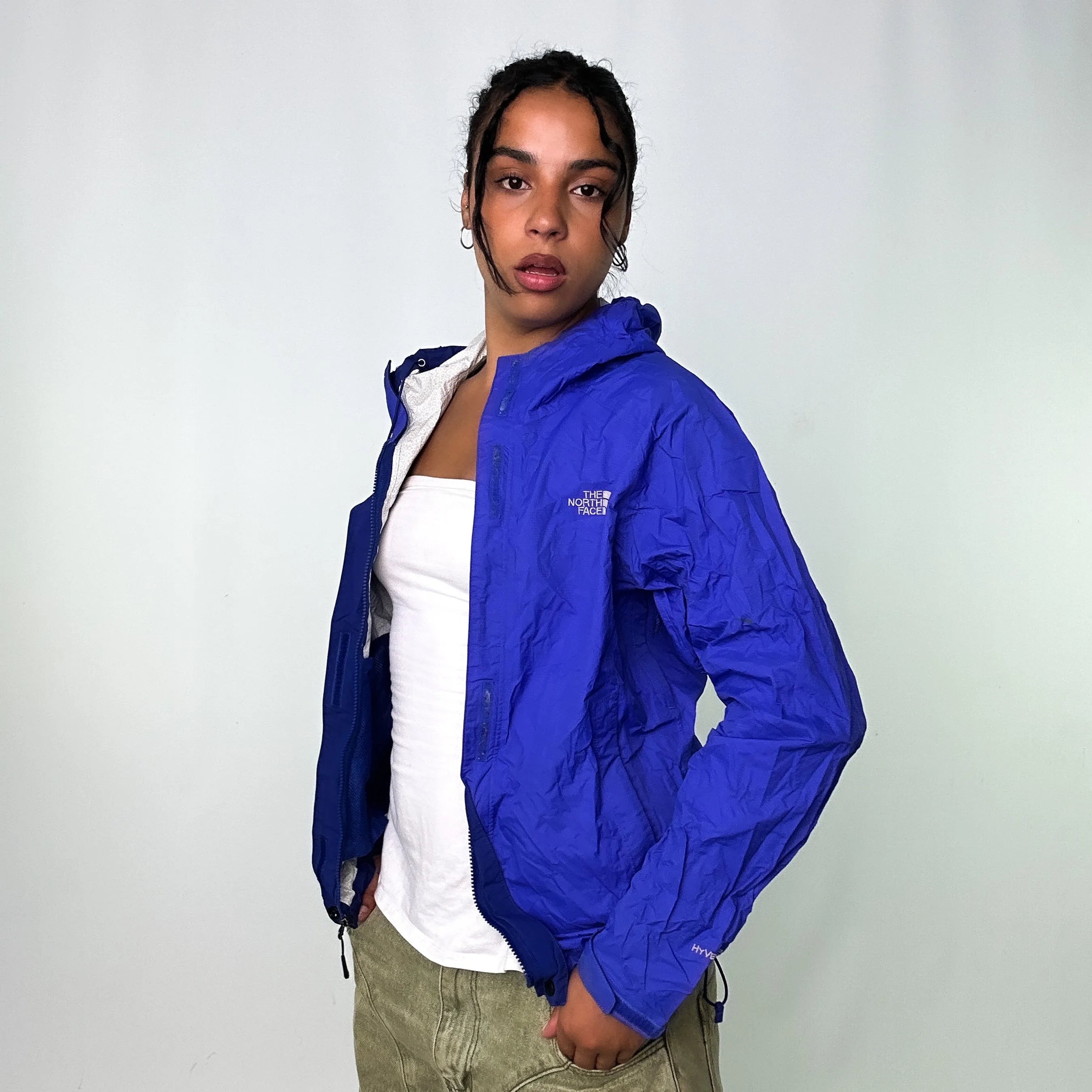 Blue 90s The North Face Light Rain Jacket (M)