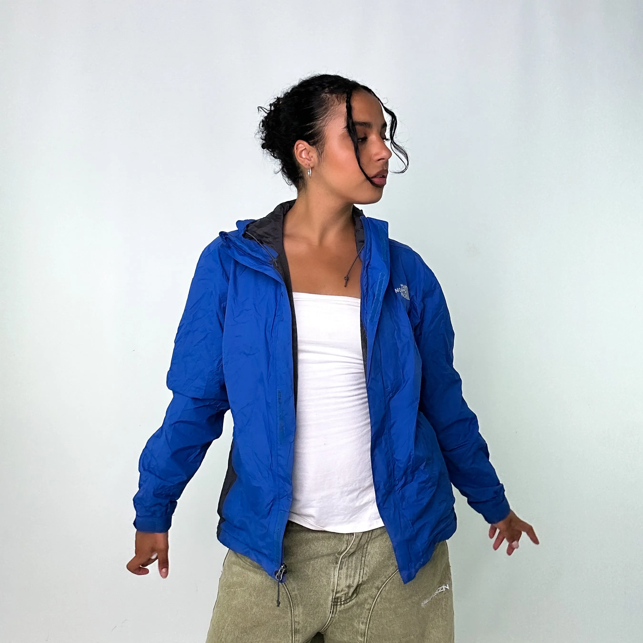 Blue 90s The North Face Light Rain Jacket (M)