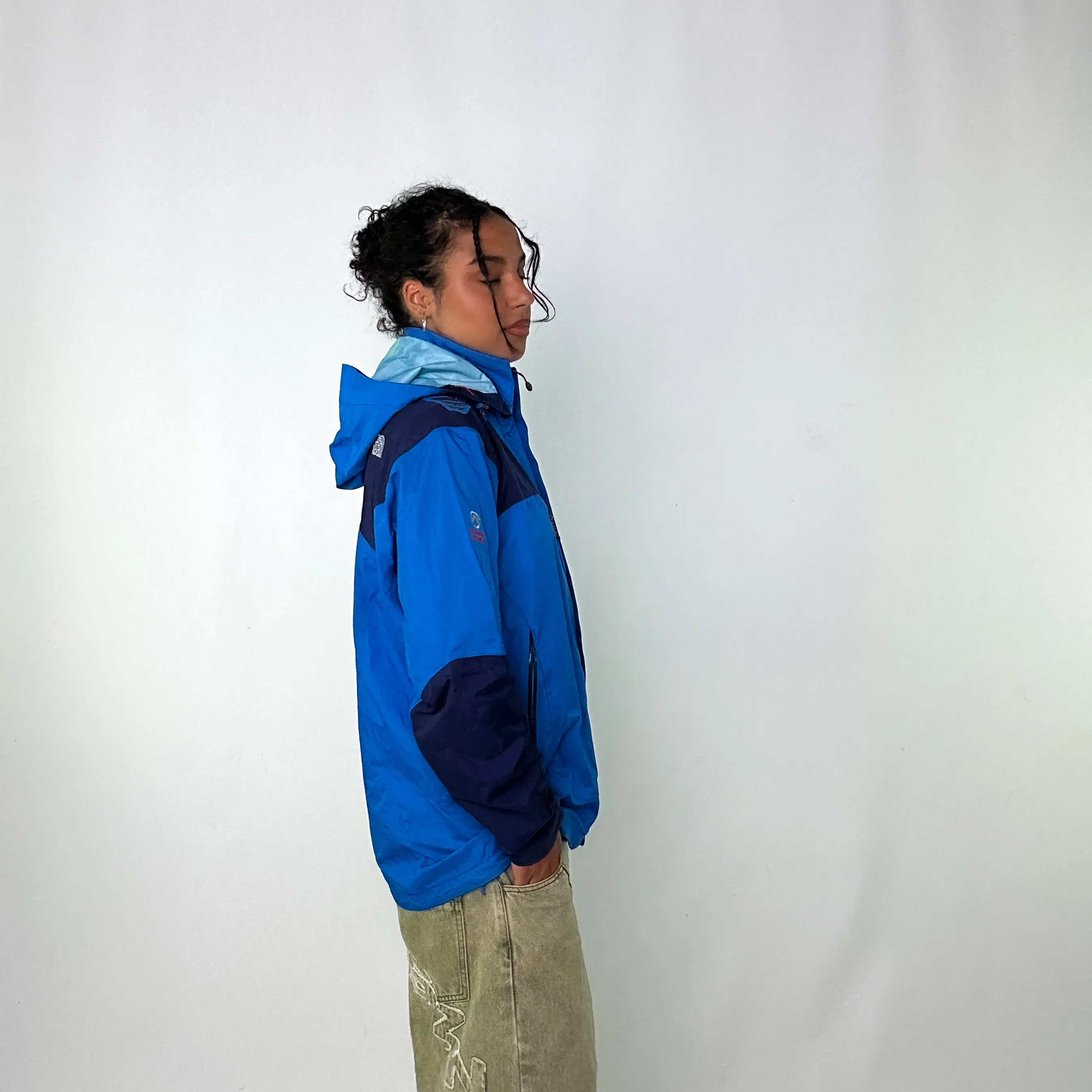 Blue 90s The North Face Light Rain Jacket (XL)