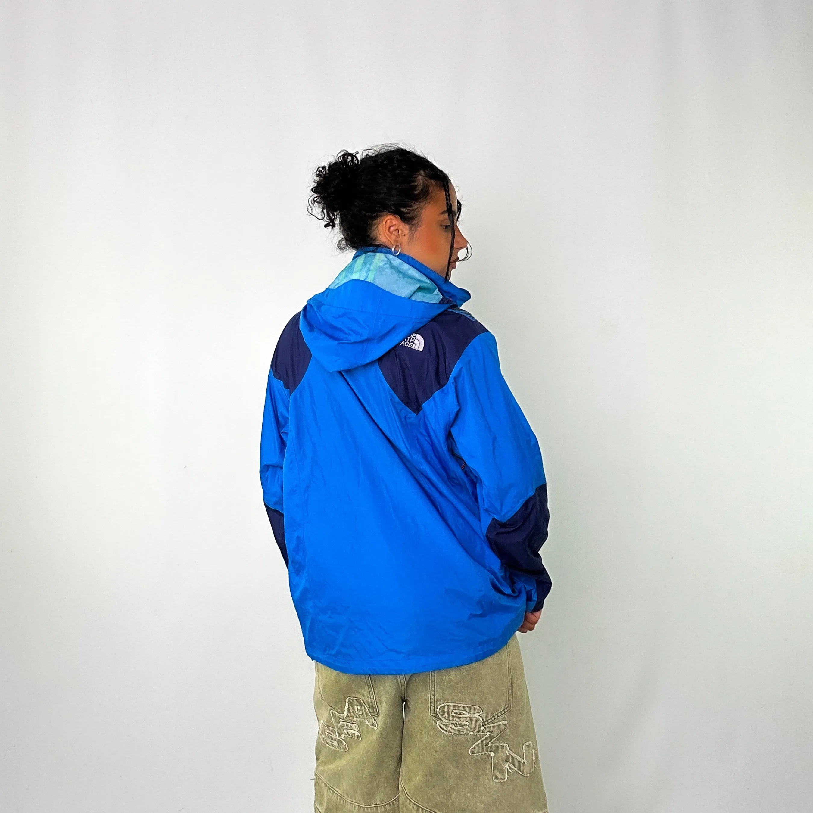 Blue 90s The North Face Light Rain Jacket (XL)