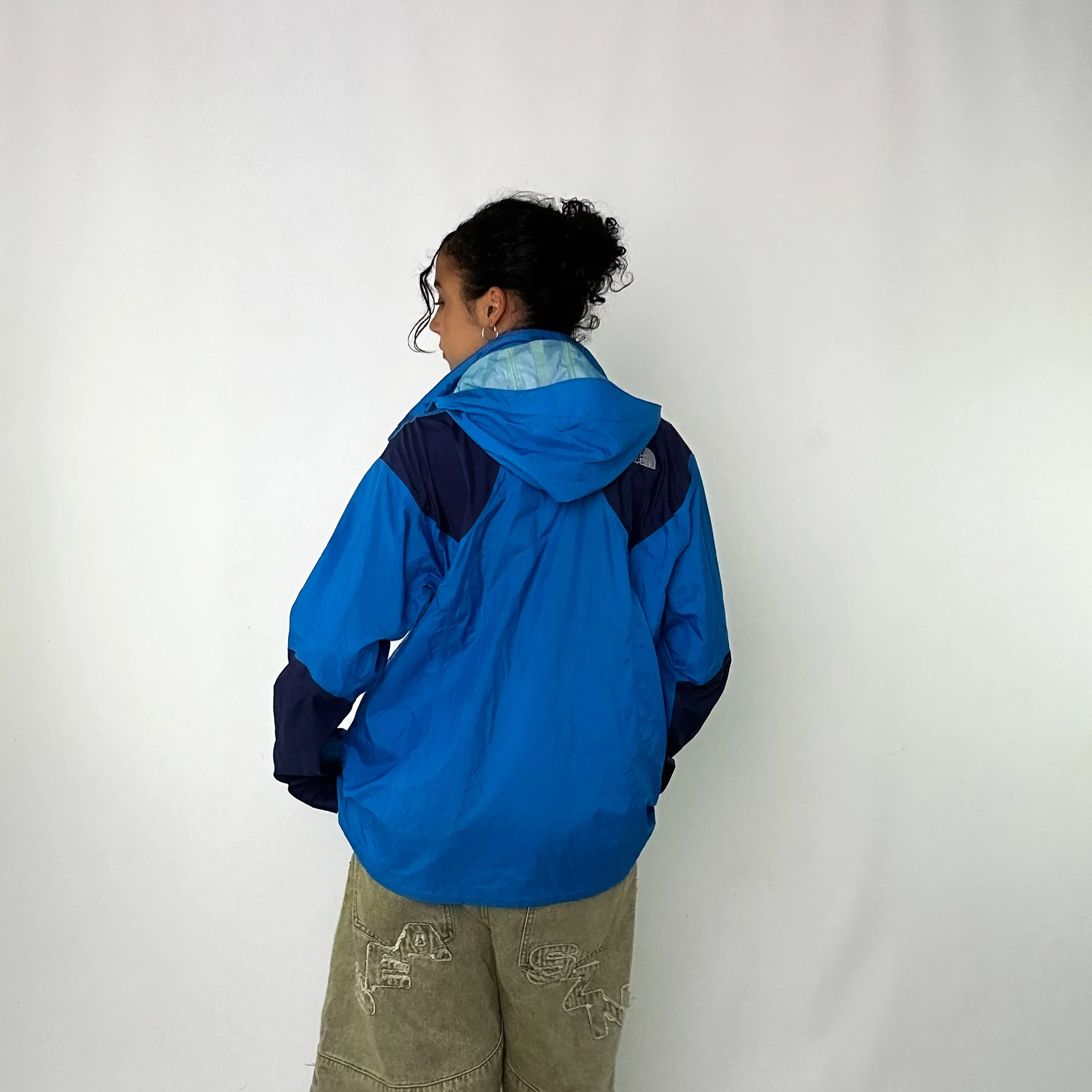 Blue 90s The North Face Light Rain Jacket (XL)