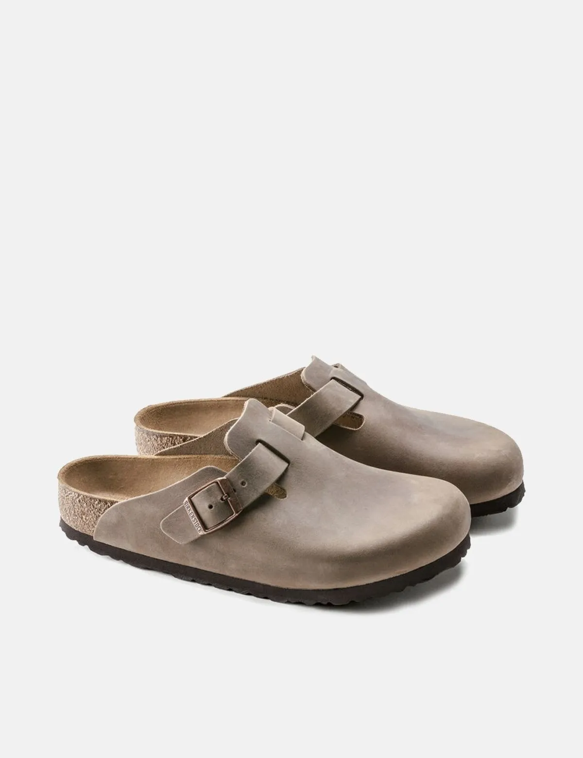 Boston Oiled Leather Narrow Sandals - Tobacco Brown