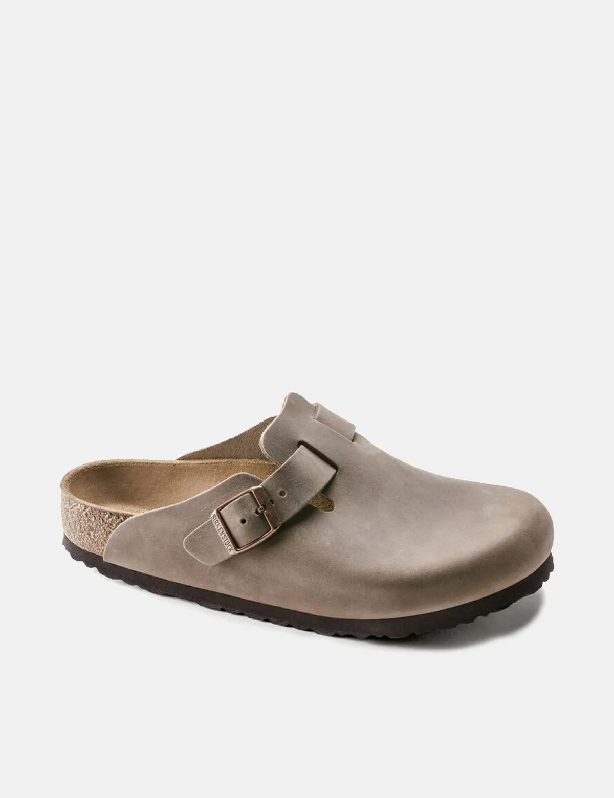 Boston Oiled Leather Narrow Sandals - Tobacco Brown