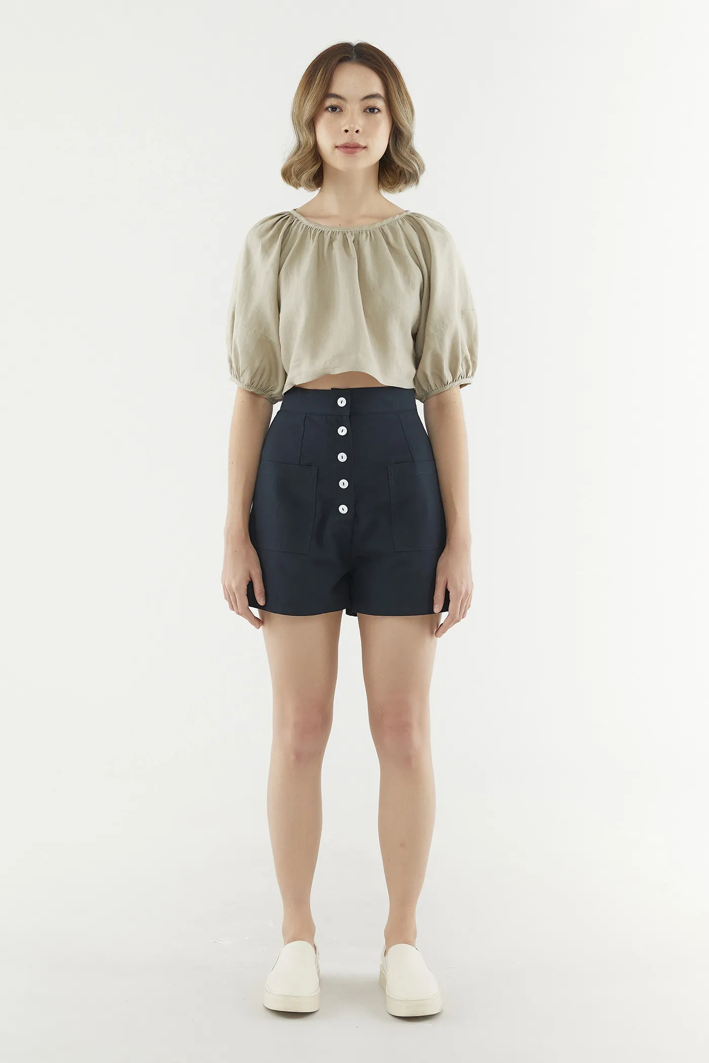 Brisha Button Shorts 