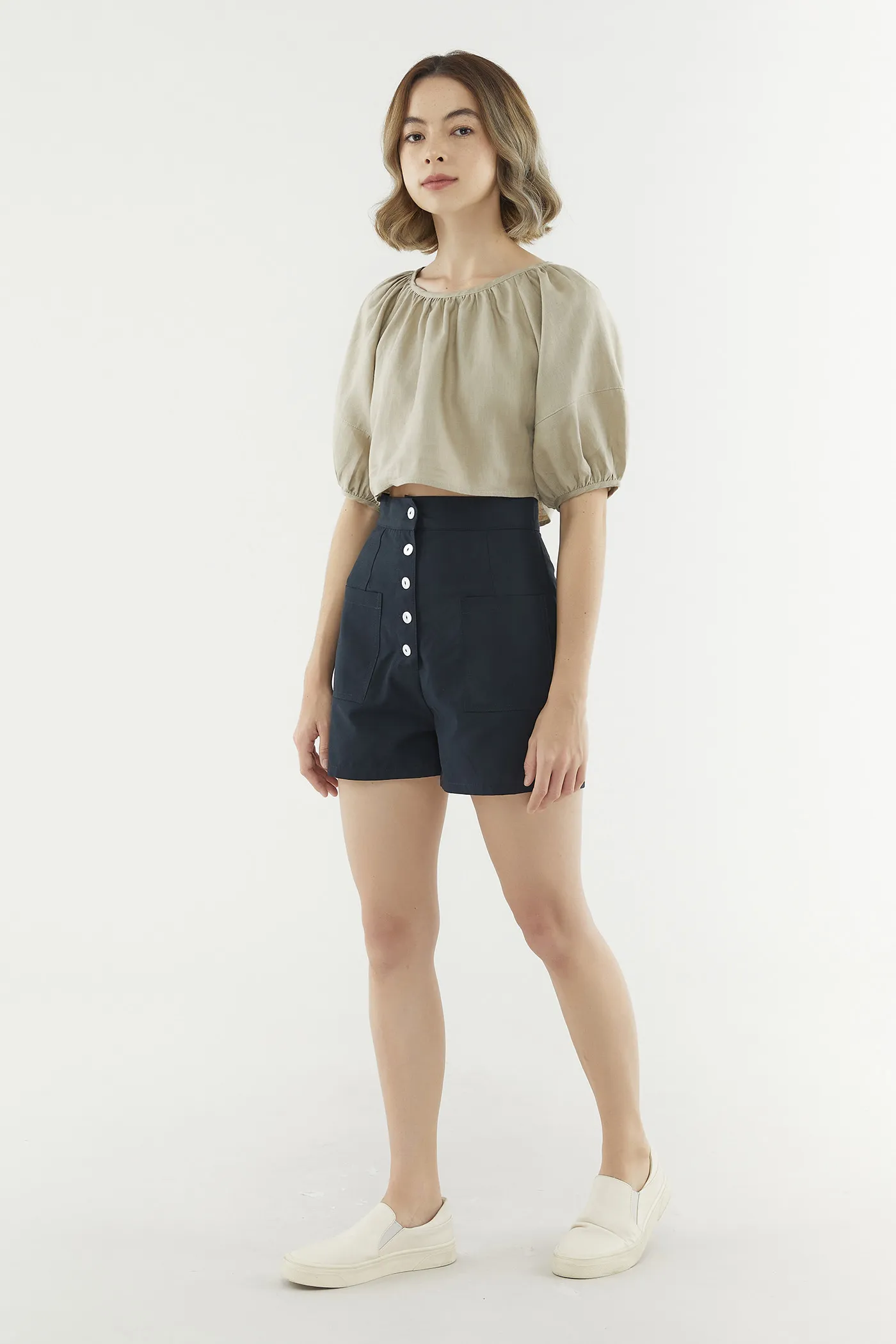 Brisha Button Shorts 