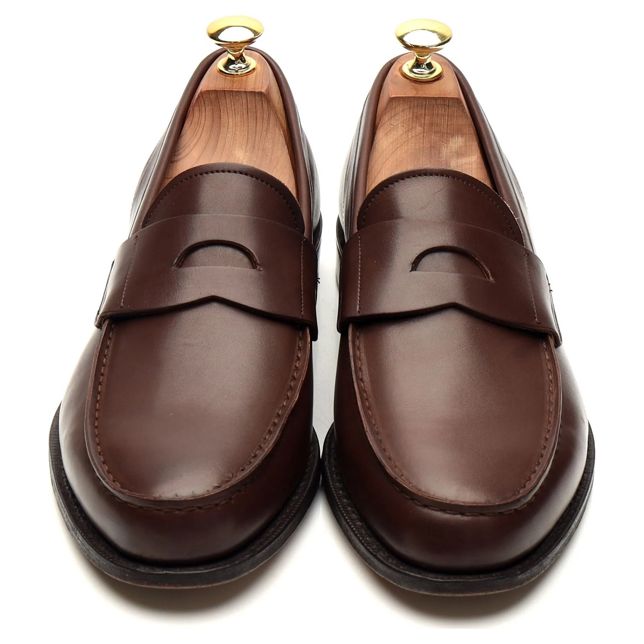 'Bristol 2' Brown Leather Loafers UK 8 G