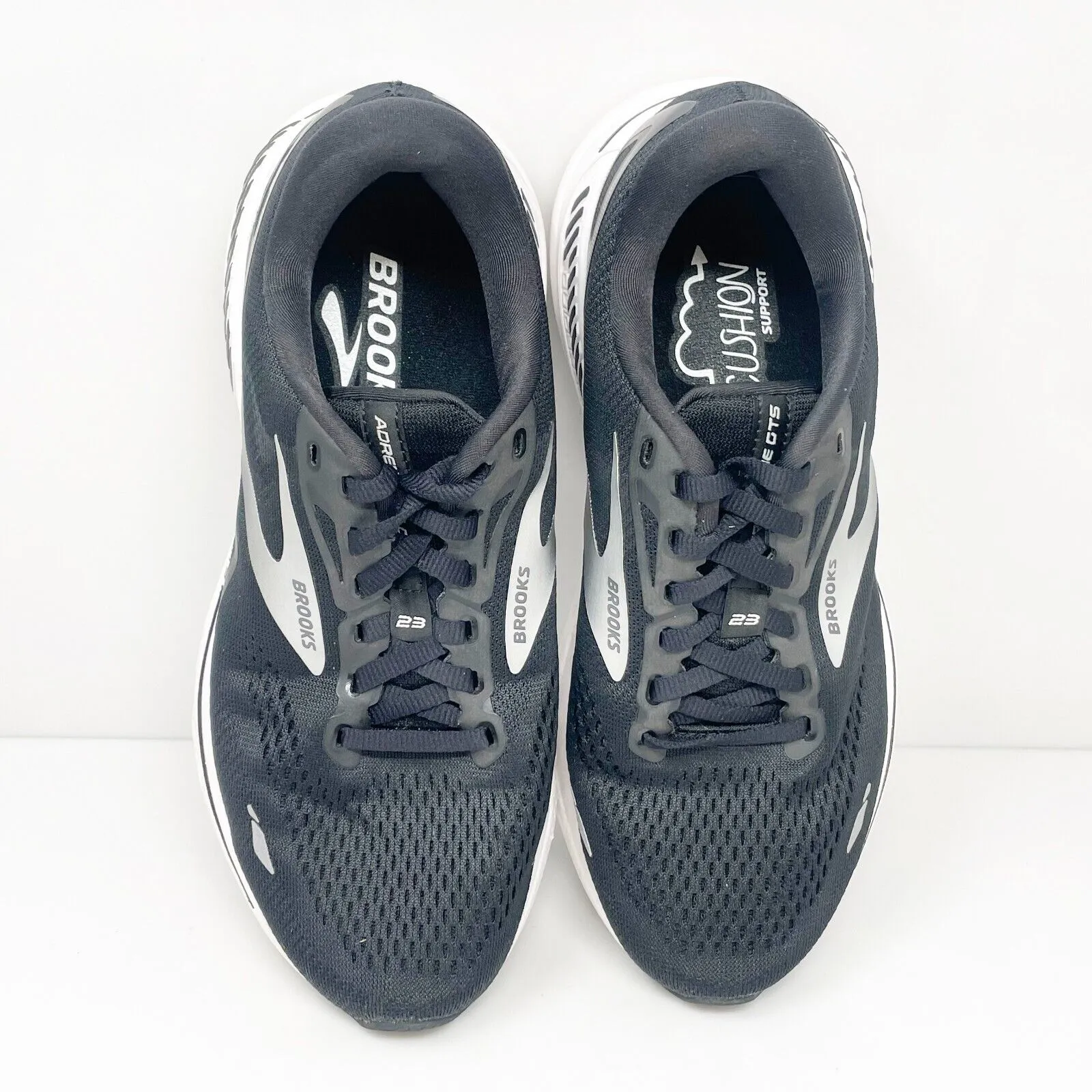 Brooks Womens Adrenaline GTS 23 1203811D004 Black Running Shoes Sneakers 8 D