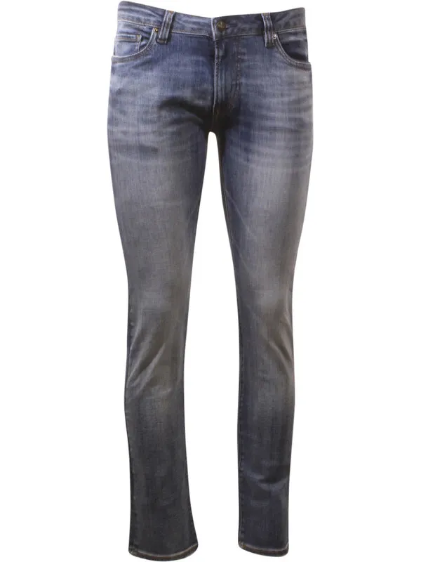 Buffalo David Bitton Men's Skinny Max Jeans Stretch Whiskered Indigo Sz: 30x30