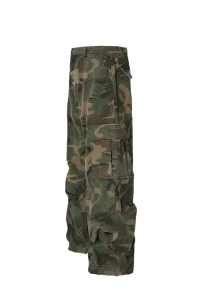 Camo Loose Fit Cargo Pants