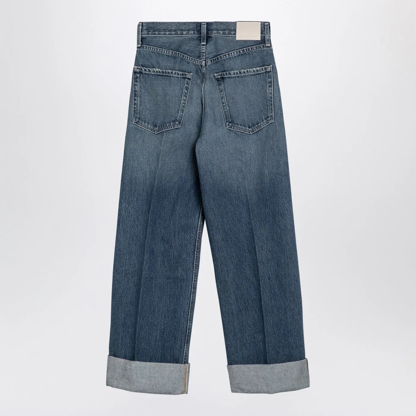 Citizens Of Humanity    Citizens Of Humanity Ayla Baggy Blue Washed Organic Denim Jeans