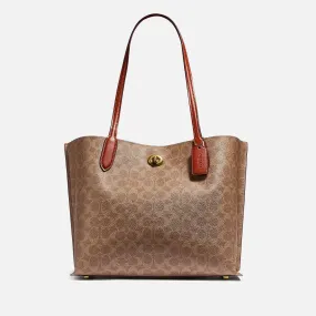 Coach Women's Willow Tote Bag - Tan Rust | Coggles