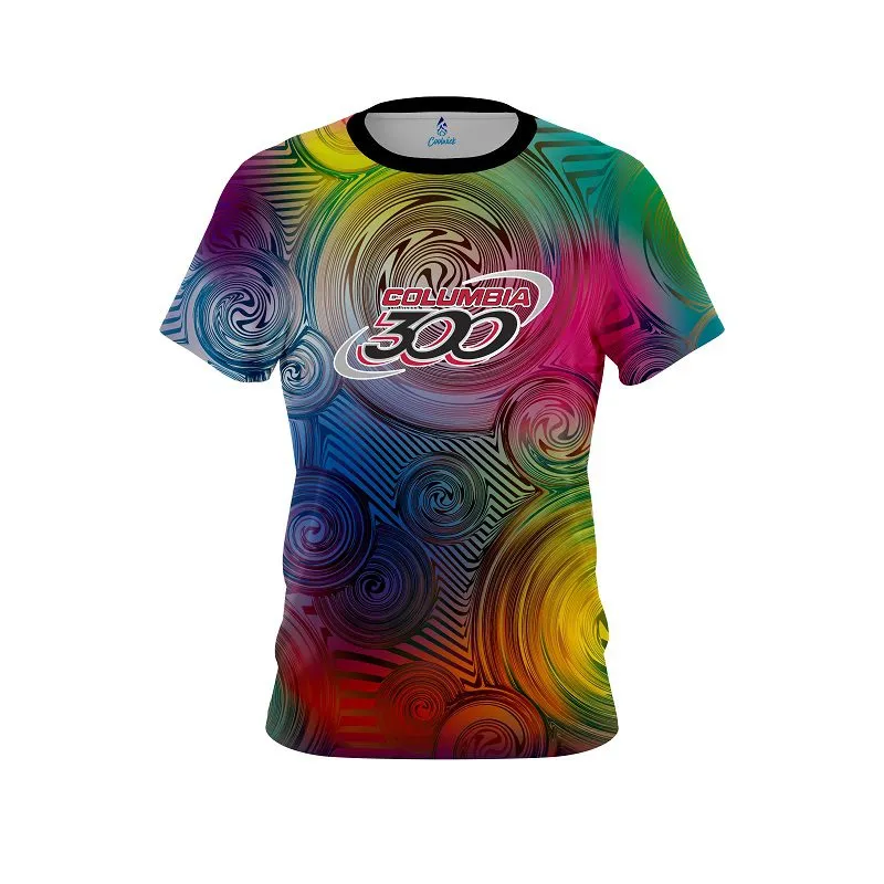 Columbia 300 Blurry Vortex CoolWick Bowling Jersey