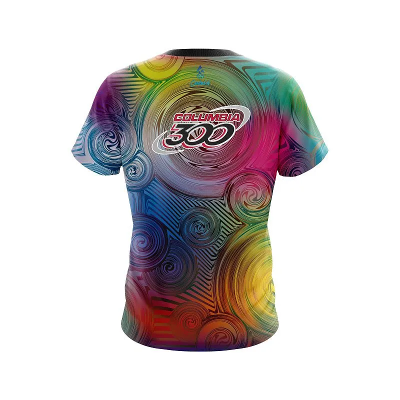 Columbia 300 Blurry Vortex CoolWick Bowling Jersey