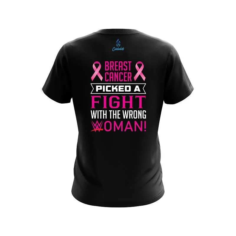 Columbia 300 Breast Cancer Smack Down CoolWick Bowling Jersey