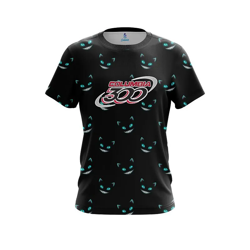 Columbia 300 Cheshire Midnight Cat CoolWick Bowling Jersey