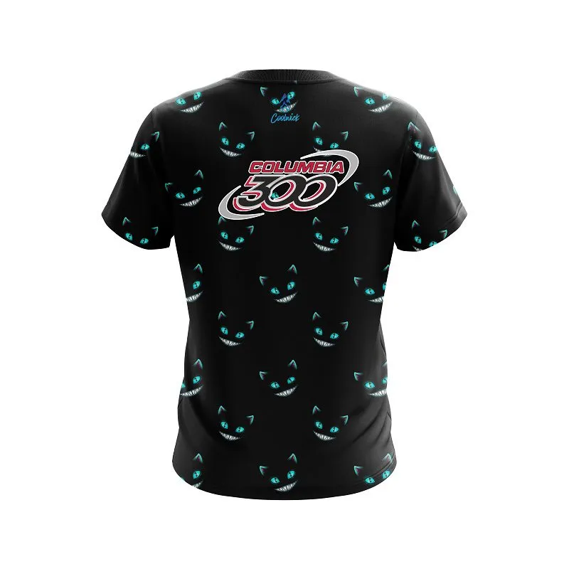 Columbia 300 Cheshire Midnight Cat CoolWick Bowling Jersey