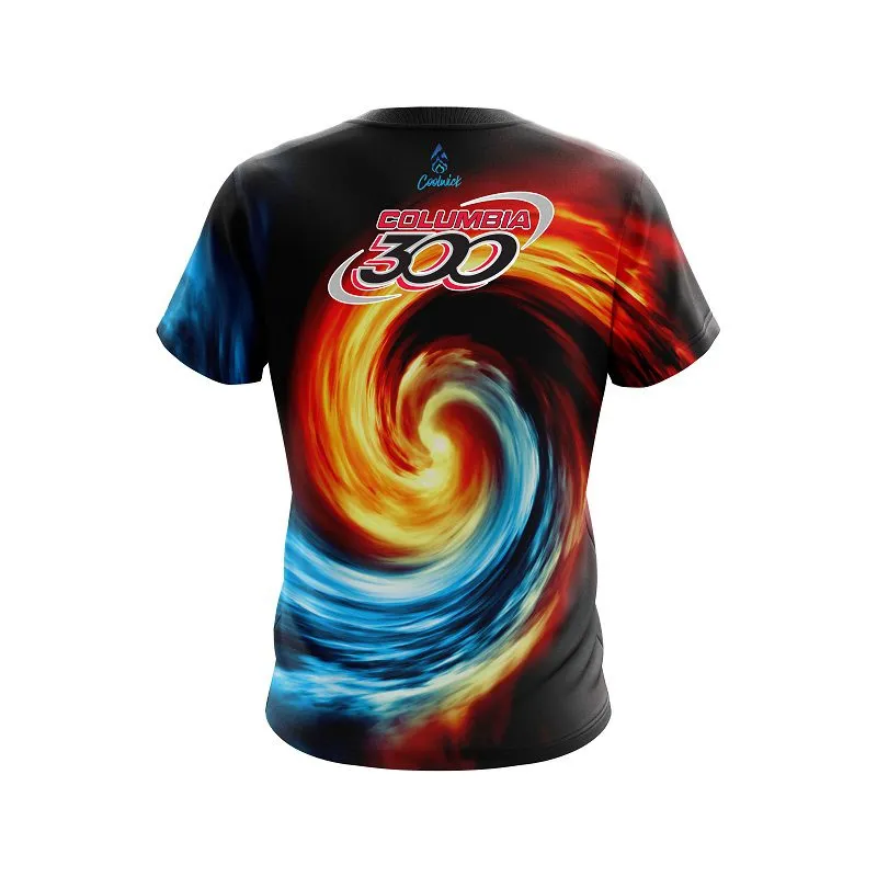 Columbia 300 Fire And Ice Vortex CoolWick Bowling Jersey