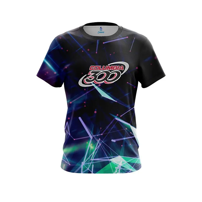 Columbia 300 Gleaming Shapes CoolWick Bowling Jersey