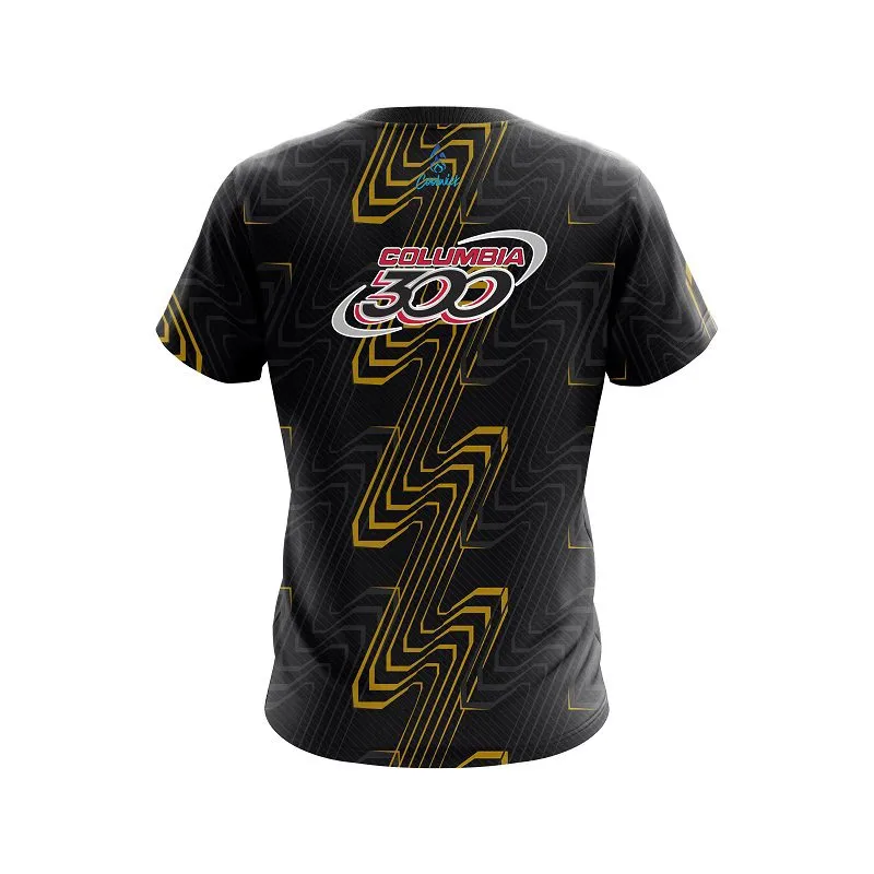 Columbia 300 Halftone Extreme Yellow CoolWick Bowling Jersey