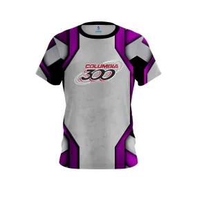 Columbia 300 Iron Purple CoolWick Bowling Jersey