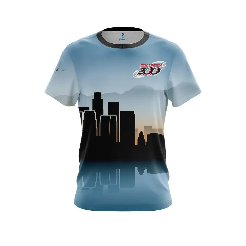 Columbia 300 Los Angeles Skyline CoolWick Bowling Jersey