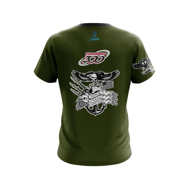 Columbia 300 Military Honor CoolWick Bowling Jersey