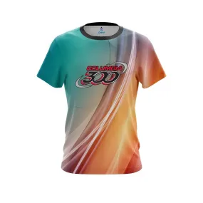 Columbia 300 Multi Color Swirl CoolWick Bowling Jersey