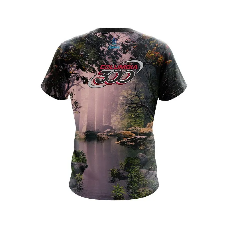 Columbia 300 Mystical Forest  CoolWick Bowling Jersey