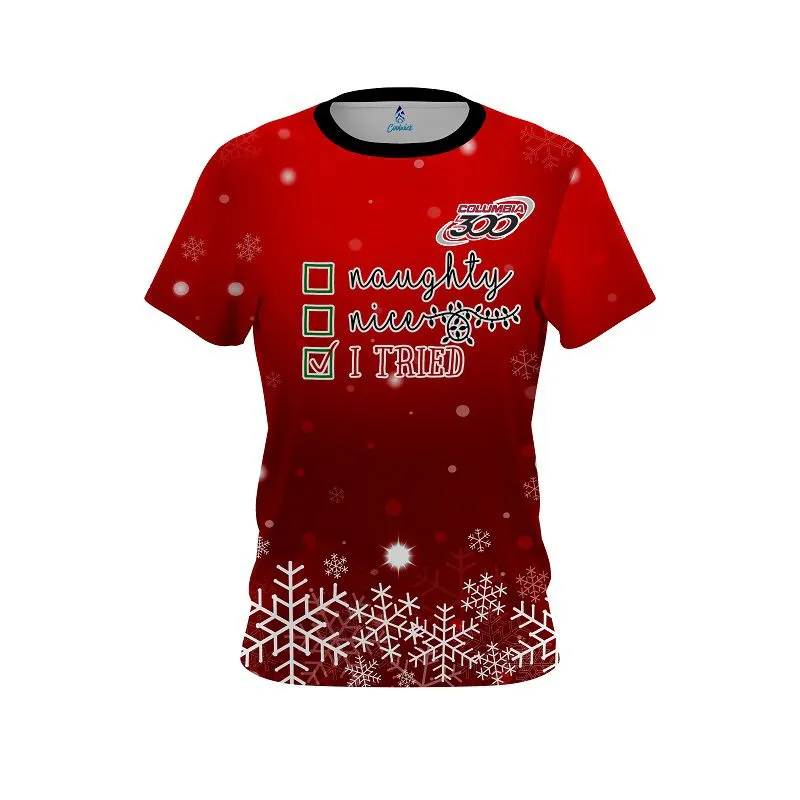 Columbia 300 Naughty Or Nice CoolWick Bowling Jersey