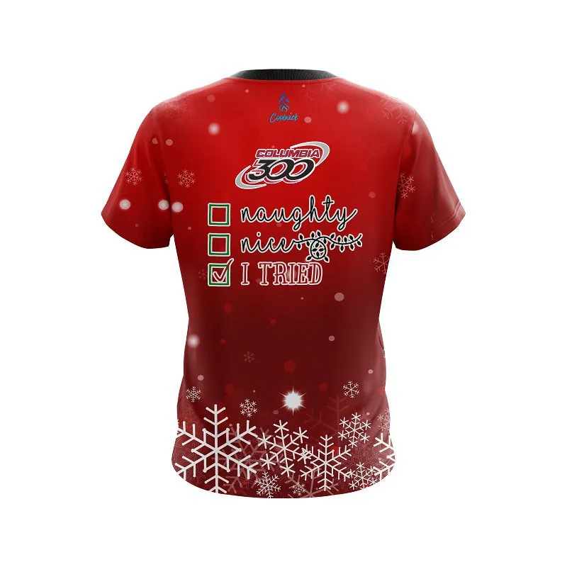 Columbia 300 Naughty Or Nice CoolWick Bowling Jersey