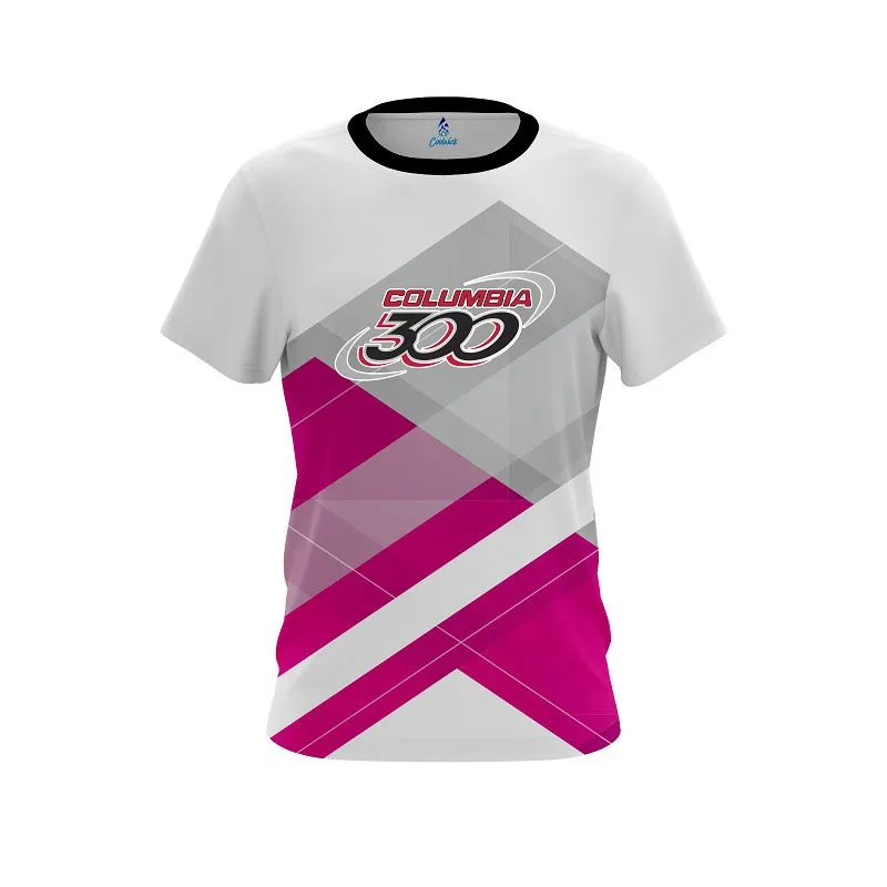 Columbia 300 Racing Pink CoolWick Bowling Jersey