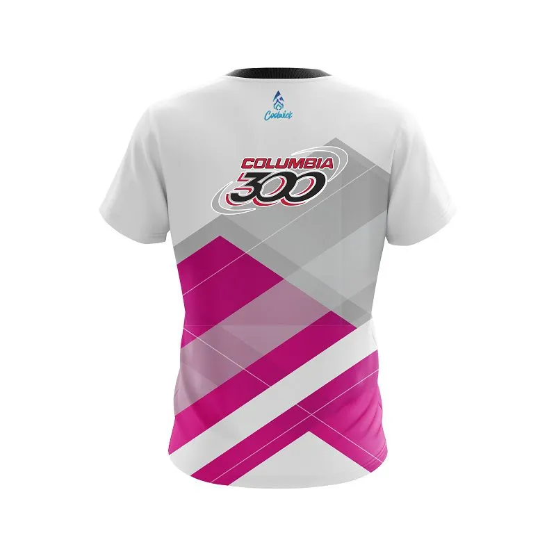 Columbia 300 Racing Pink CoolWick Bowling Jersey