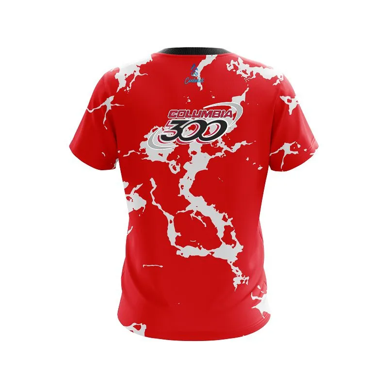 Columbia 300 Red Shock CoolWick Bowling Jersey