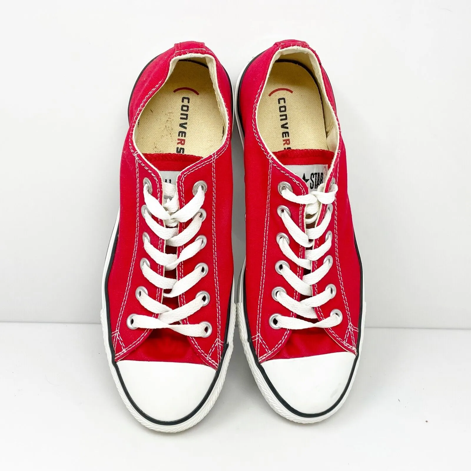 Converse Unisex CT All Star OX M9696 Red Casual Shoes Sneakers Size M 7 W 9