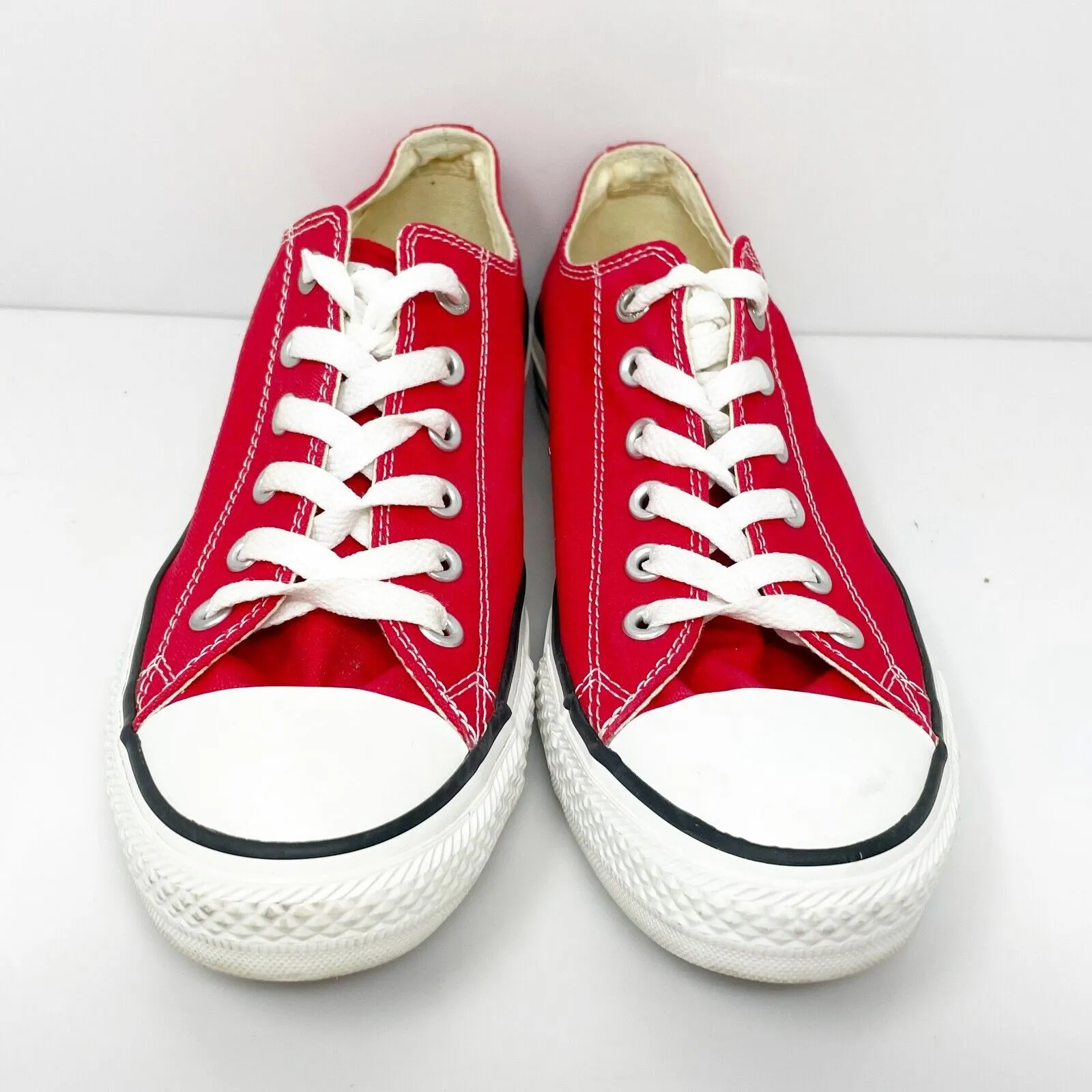 Converse Unisex CT All Star OX M9696 Red Casual Shoes Sneakers Size M 7 W 9