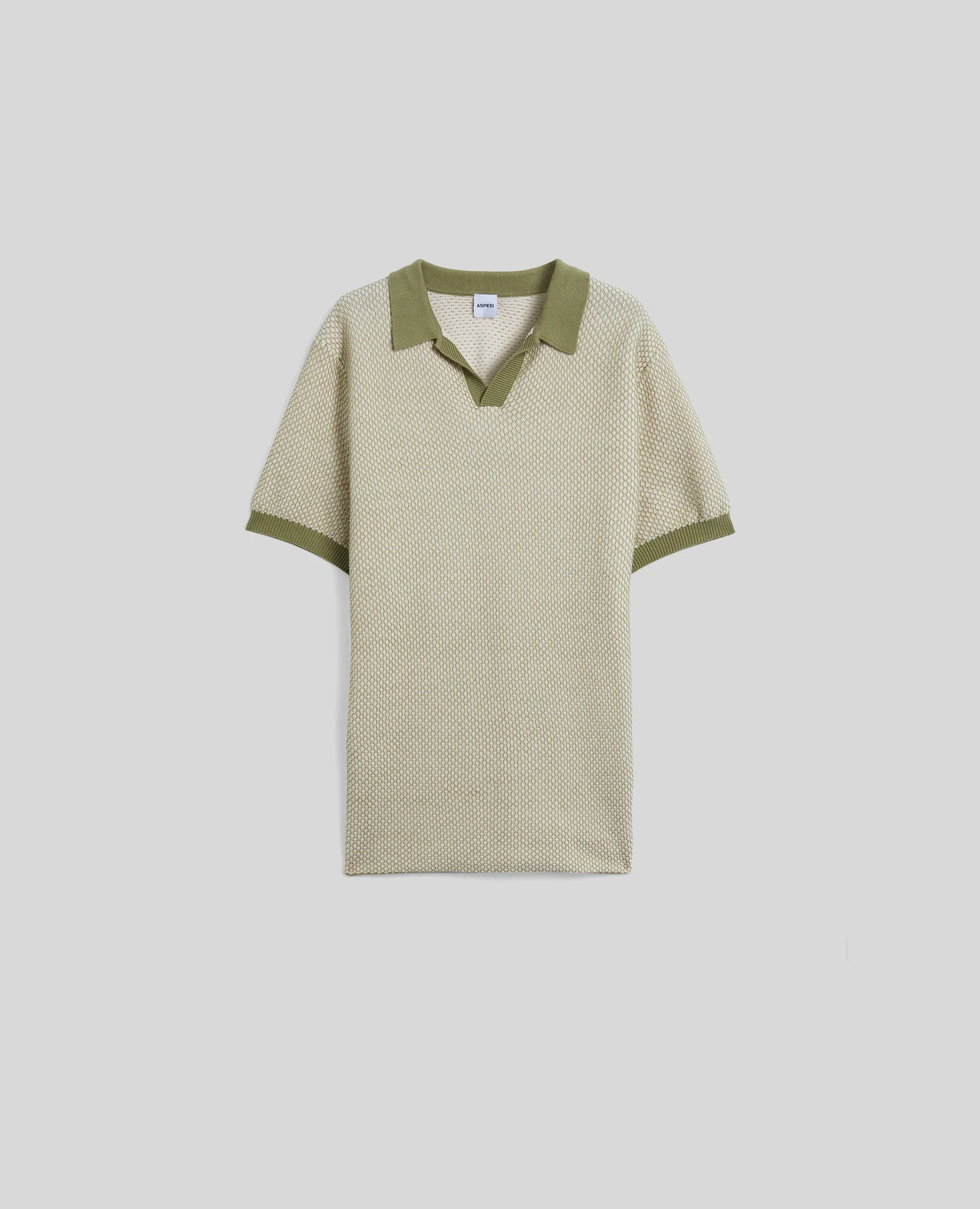 cotton polo - sage green