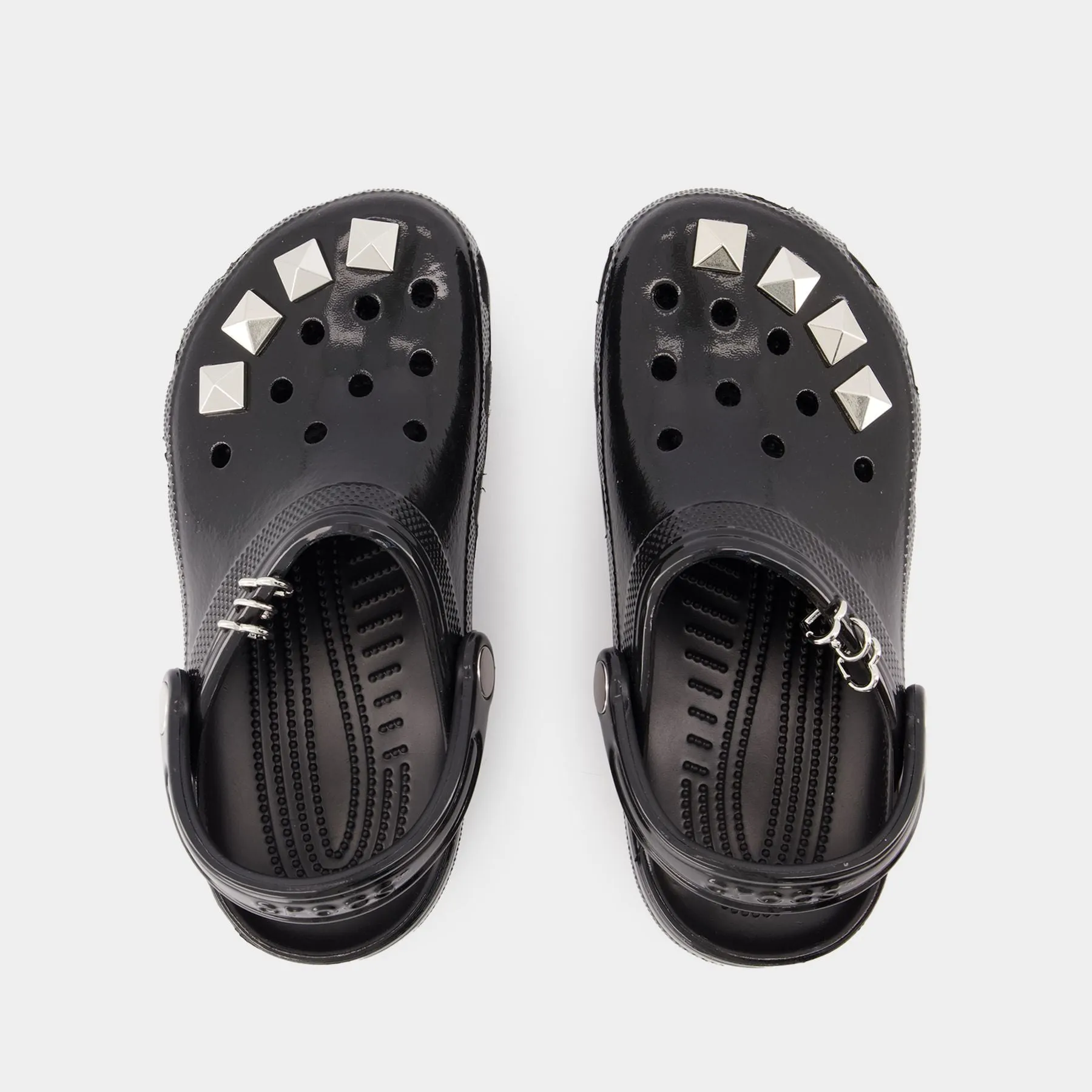 Crocs  Classic Studded Sandals - Crocs - Synthetic - Black