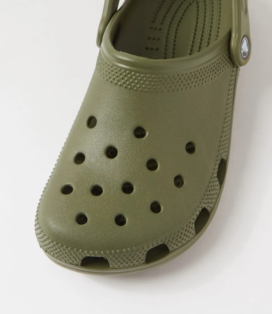 CROCS Classic W Army Green Croslite Sandals