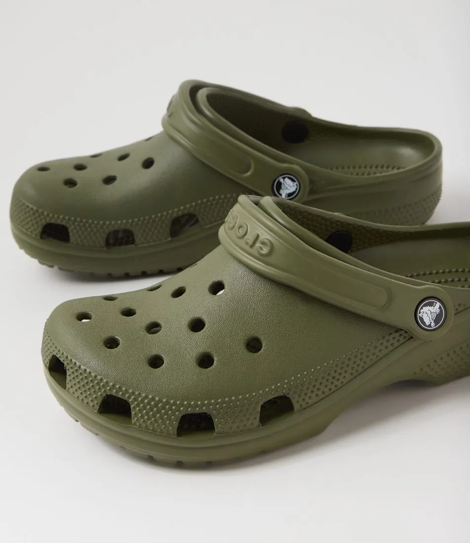 CROCS Classic W Army Green Croslite Sandals