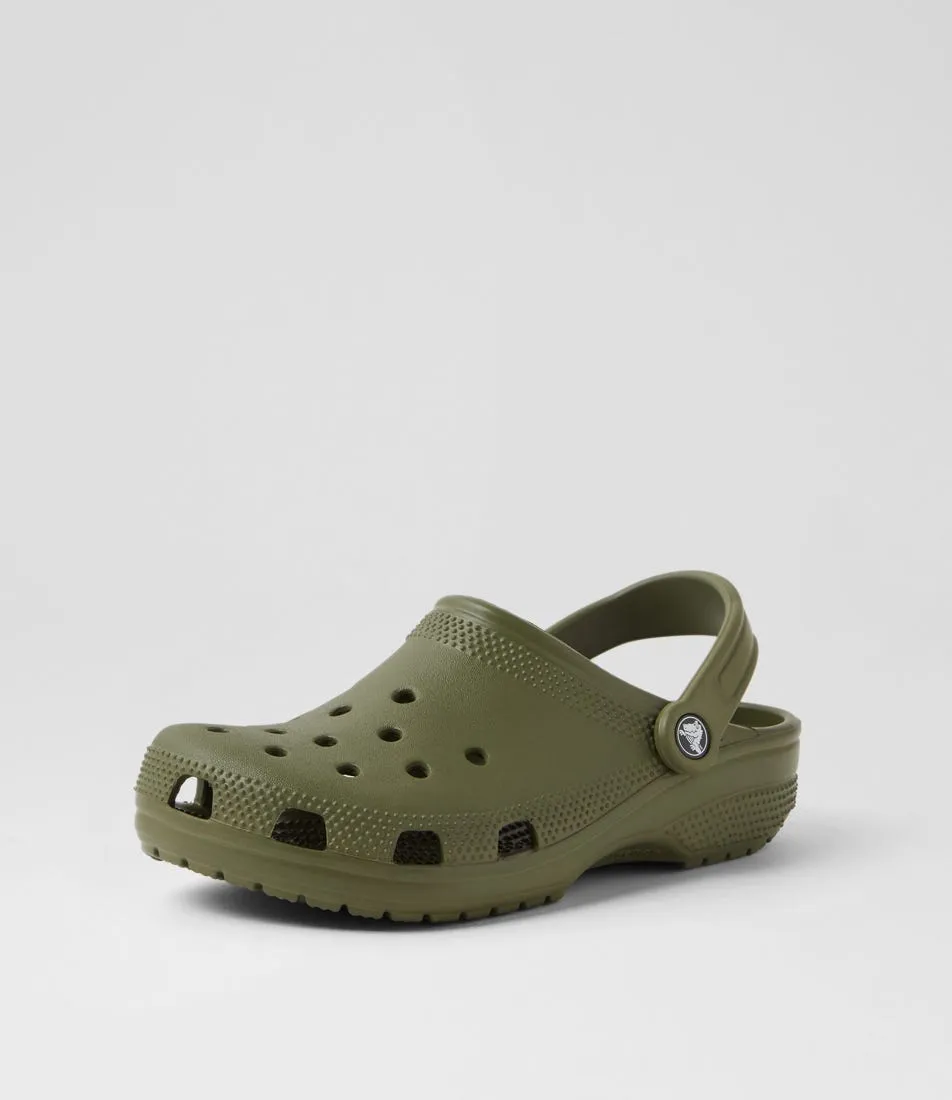 CROCS Classic W Army Green Croslite Sandals