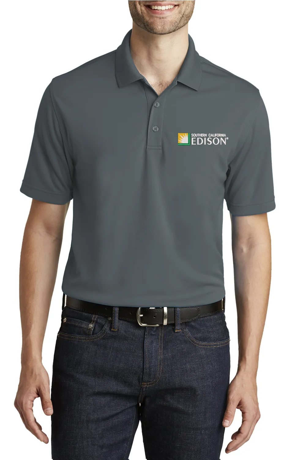 Custom Embroidered SCE Polo - Embroidered Dry Zone UV Micro-Mesh Polo. K110