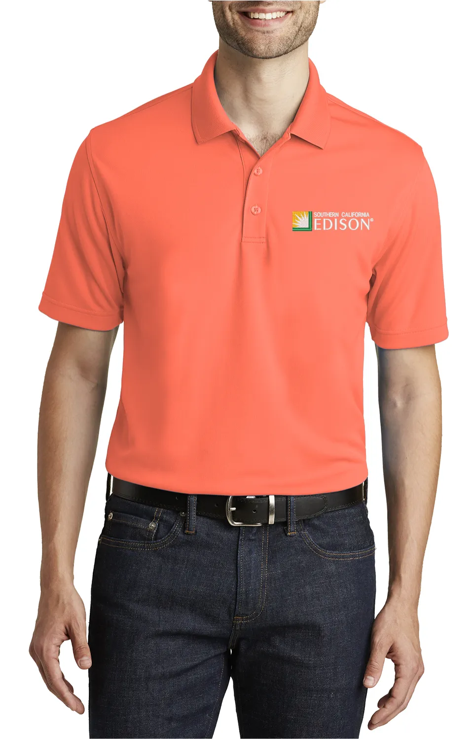 Custom Embroidered SCE Polo - Embroidered Dry Zone UV Micro-Mesh Polo. K110