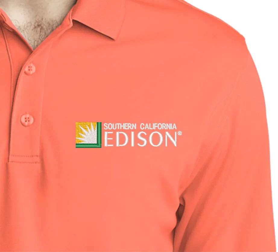 Custom Embroidered SCE Polo - Embroidered Dry Zone UV Micro-Mesh Polo. K110