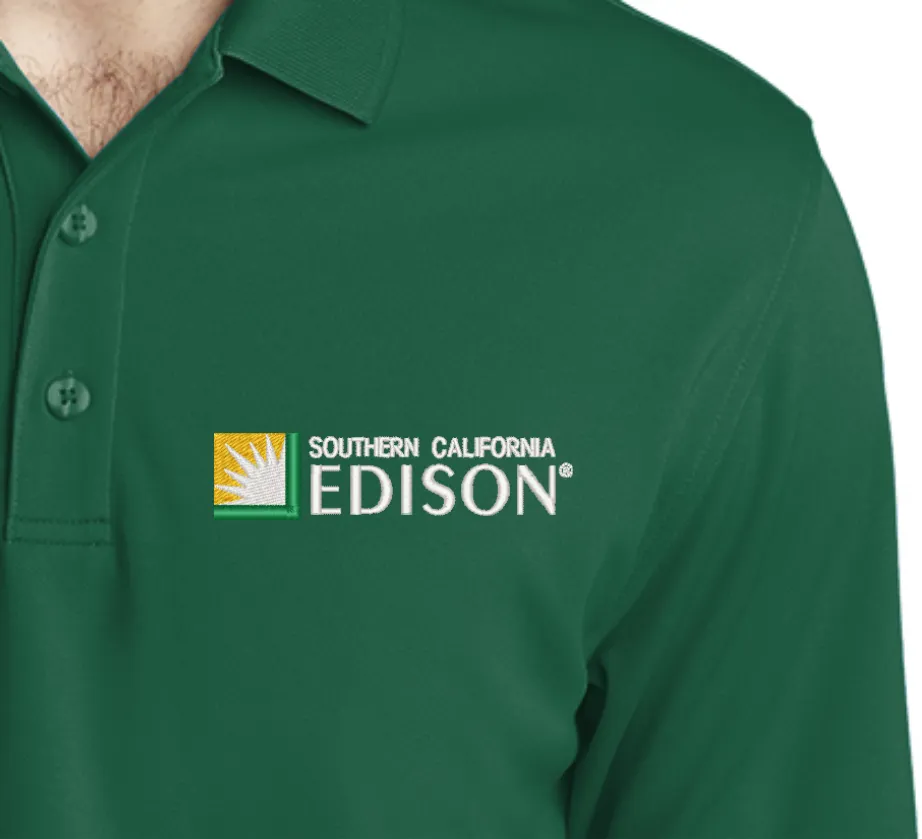 Custom Embroidered SCE Polo - Embroidered Dry Zone UV Micro-Mesh Polo. K110